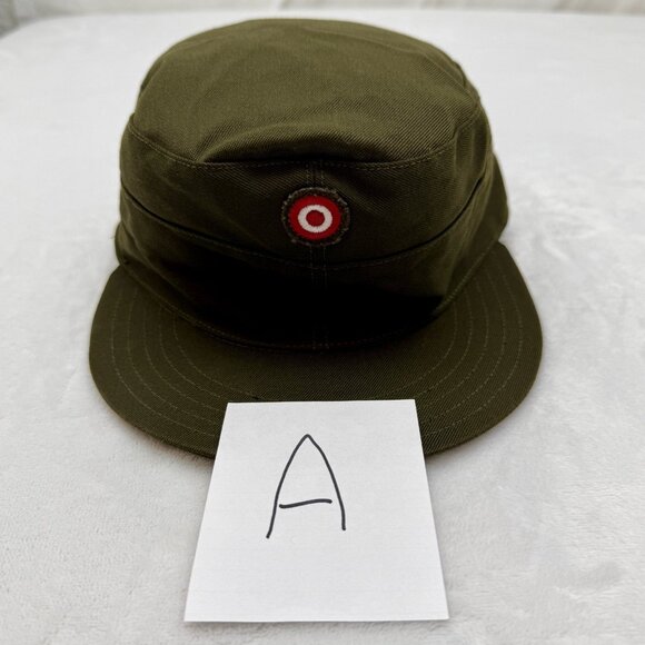 Austrian Military Field Cap Hat Green Slama Wein Heereseigentom HBA 2004 (A) - Picture 1 of 11